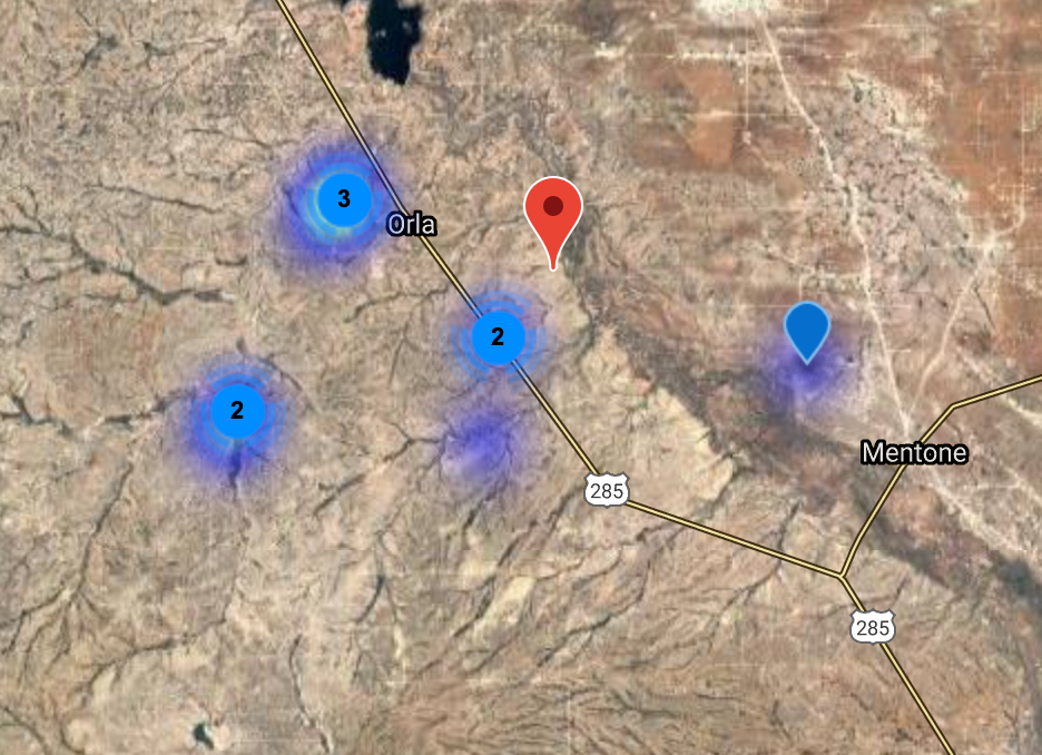 A wells drilled last 3 years in the Midland Basin.