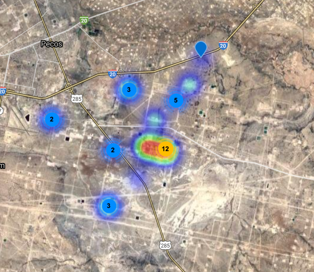 Centennial Resource two new oil batteries located in the Wolfcamp play