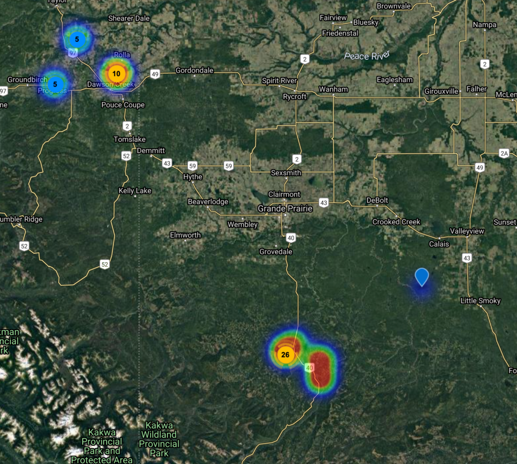 ARC Resources Drilling Locations Q1 2021