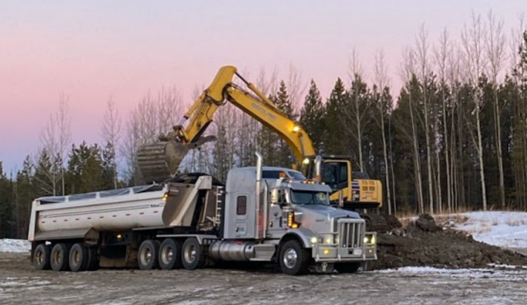 Equipment requires to remove contaminated soil from oil & gas site  