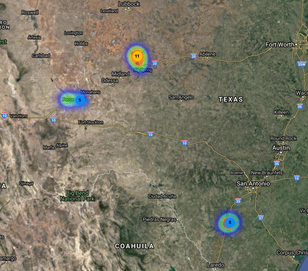 Callon Petroleum Company Drilling Locations Q1 2021