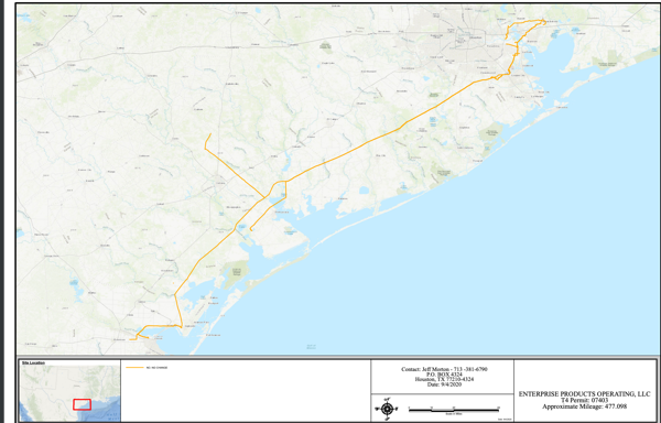 Enterprise Products Partners permit #7403 renewal pipeline