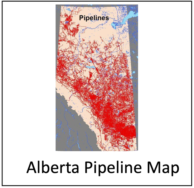 Alberta Pipeline Map