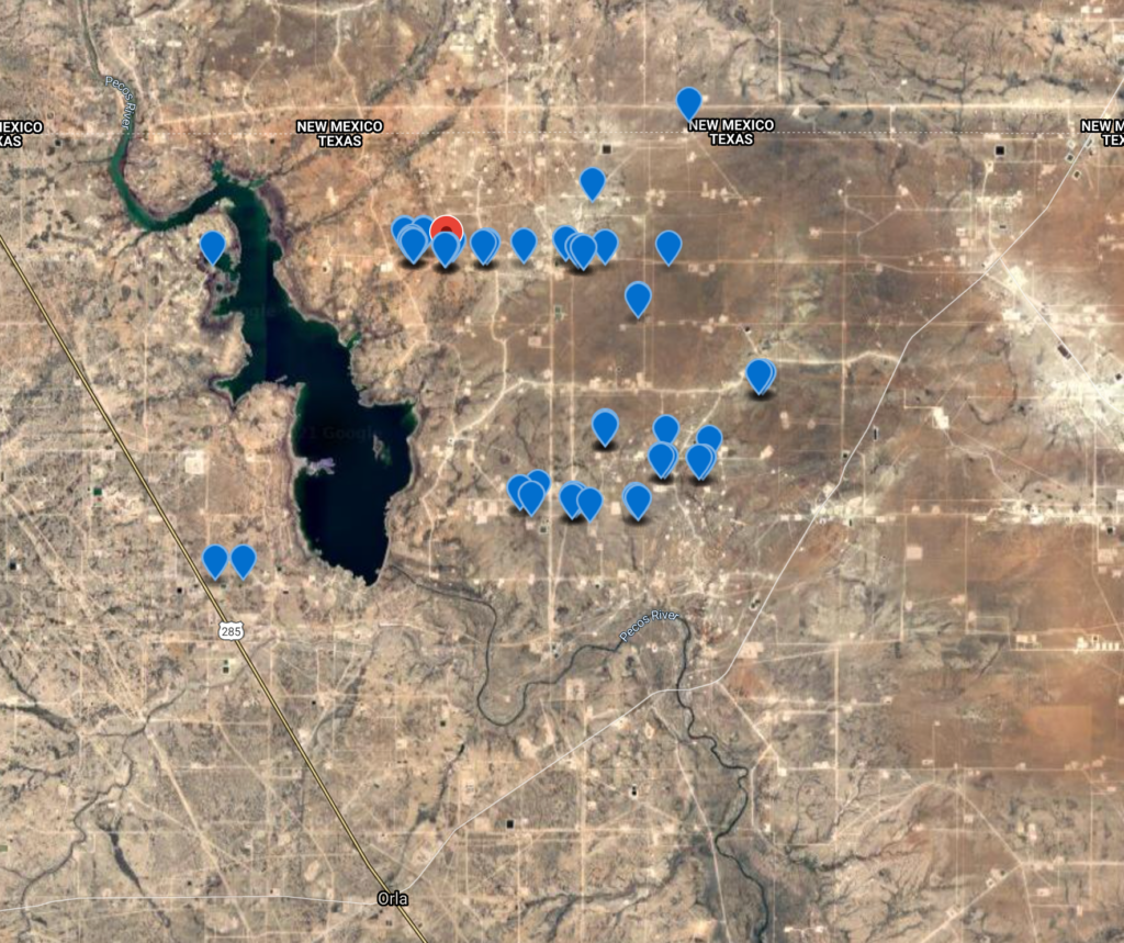 Apache has a new battery permit close to Rankin TX