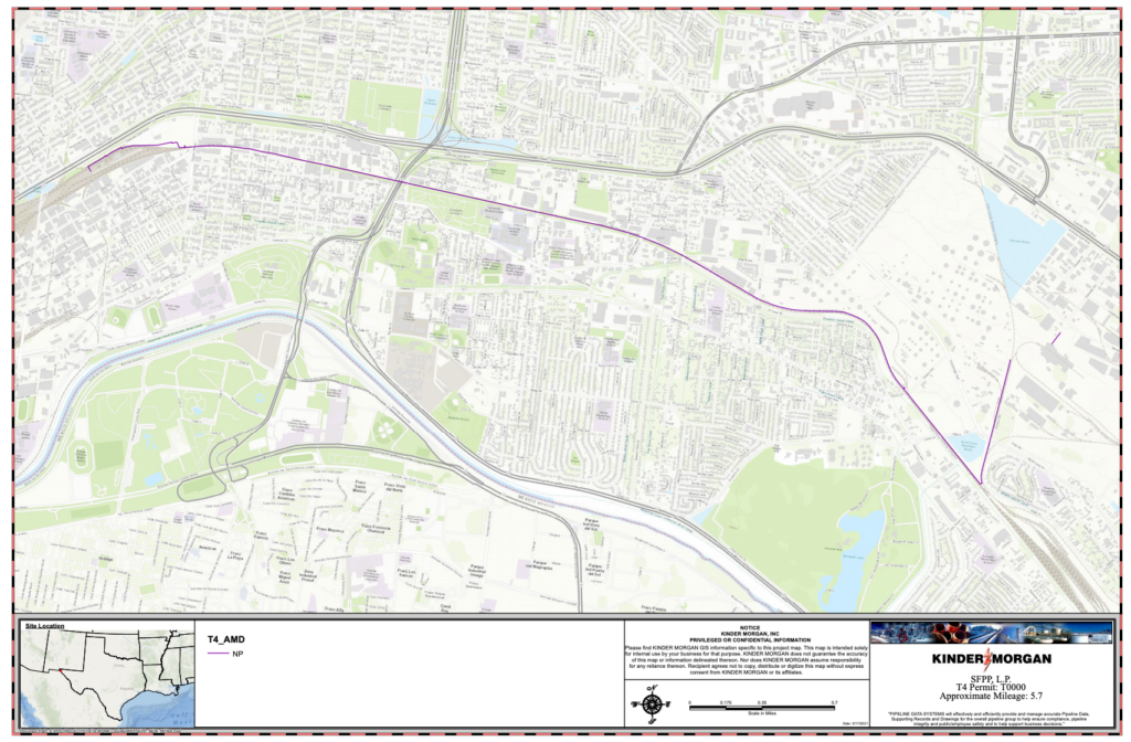 Kinder Morgan Pipeline Permit# 10281 6 miles of new pipeline