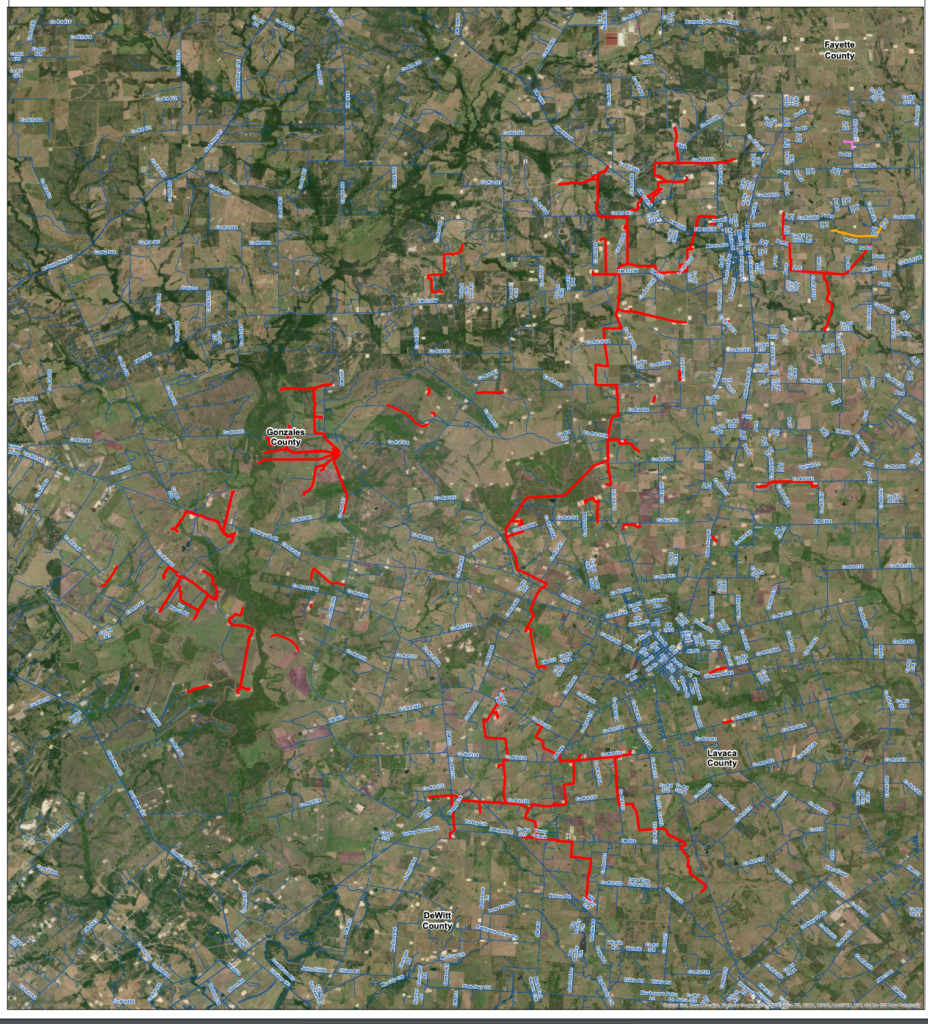 Penn Virginia pipeline permit renewal #8501 total distance 121 miles.