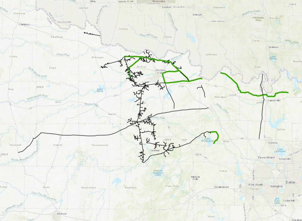 ARB Midstream pipeline map