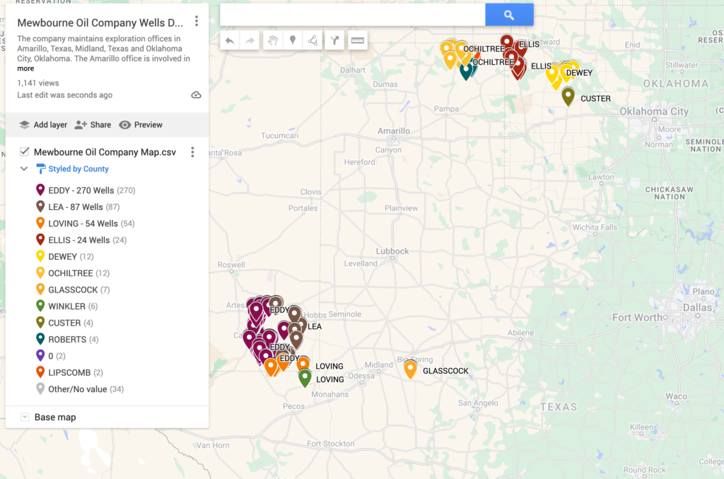 Mewbourne Oil Company – Oil Gas Leads