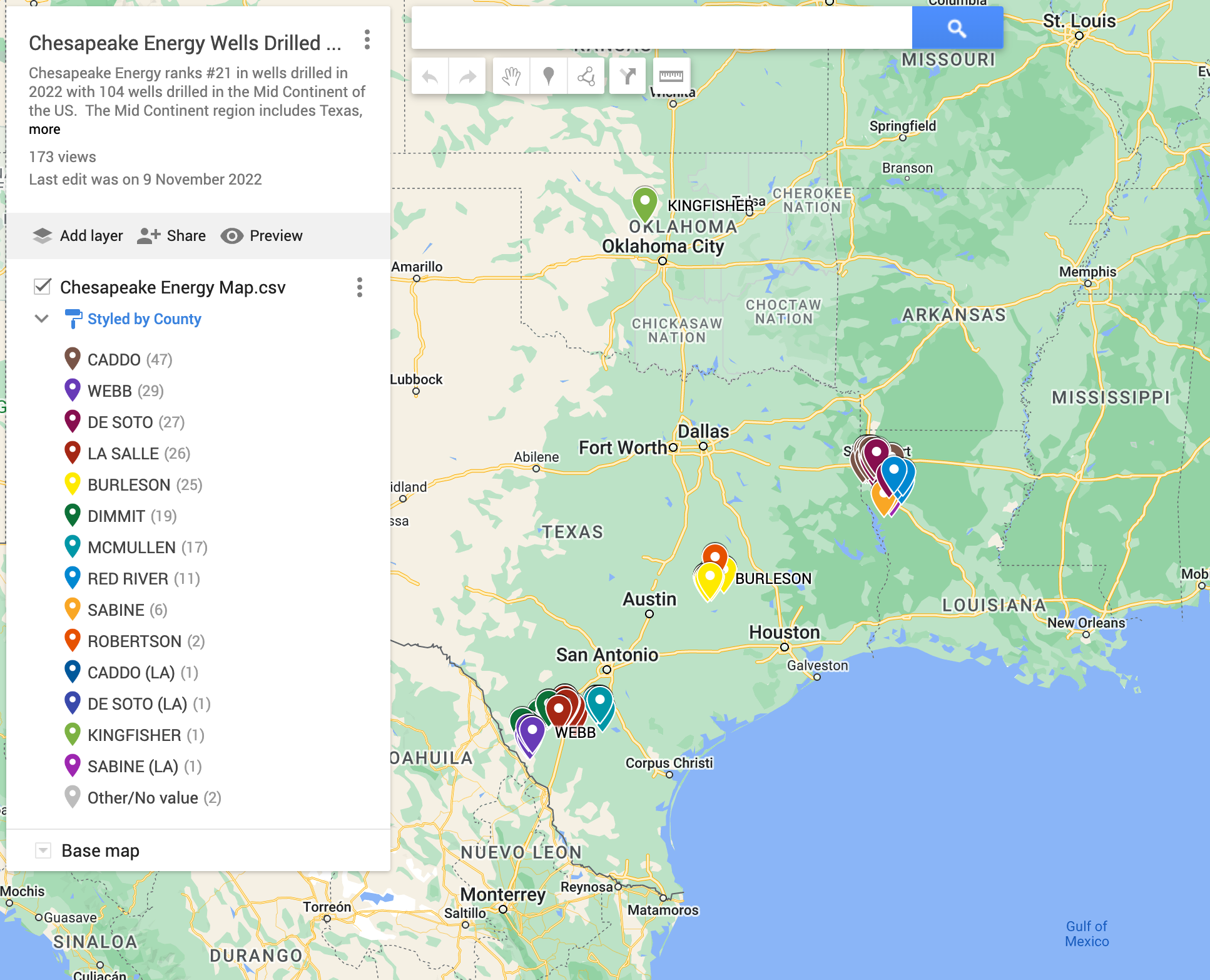 Chesapeake Energy Oil Gas Leads
