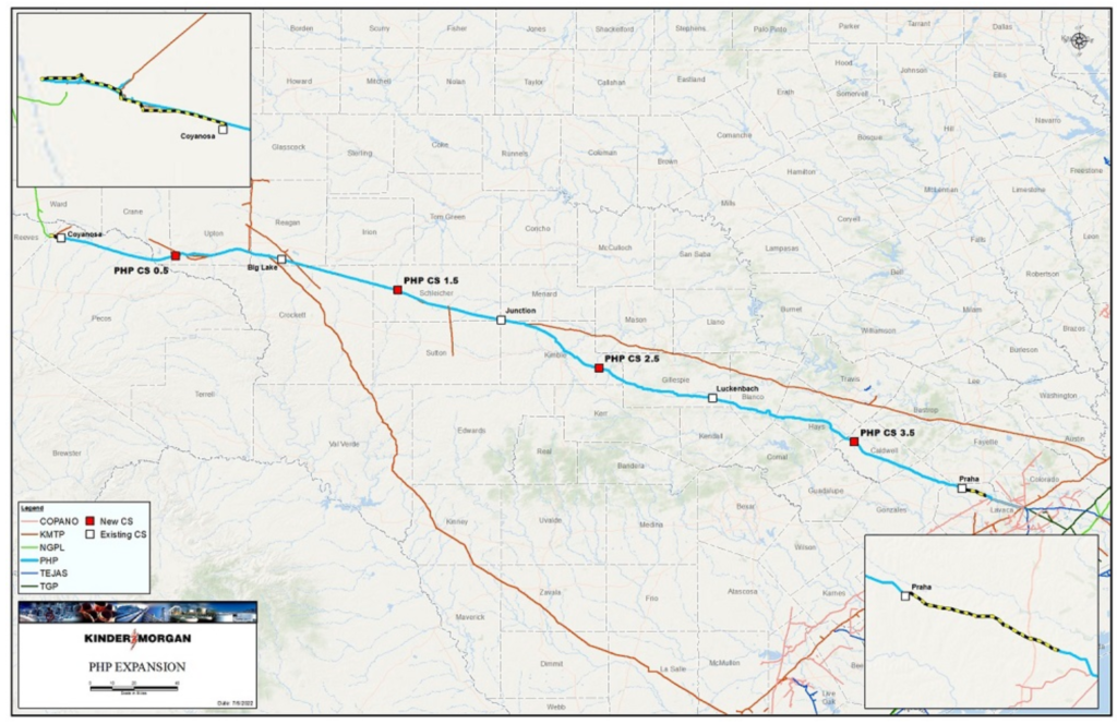 Kinder Morgan Permian Highway Pipeline Expansion Project Oil Gas Leads