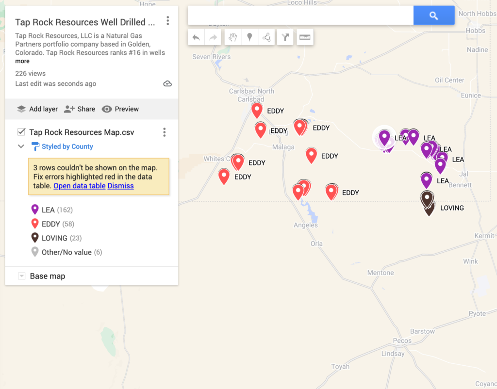 Tap Rock Resources – Oil Gas Leads