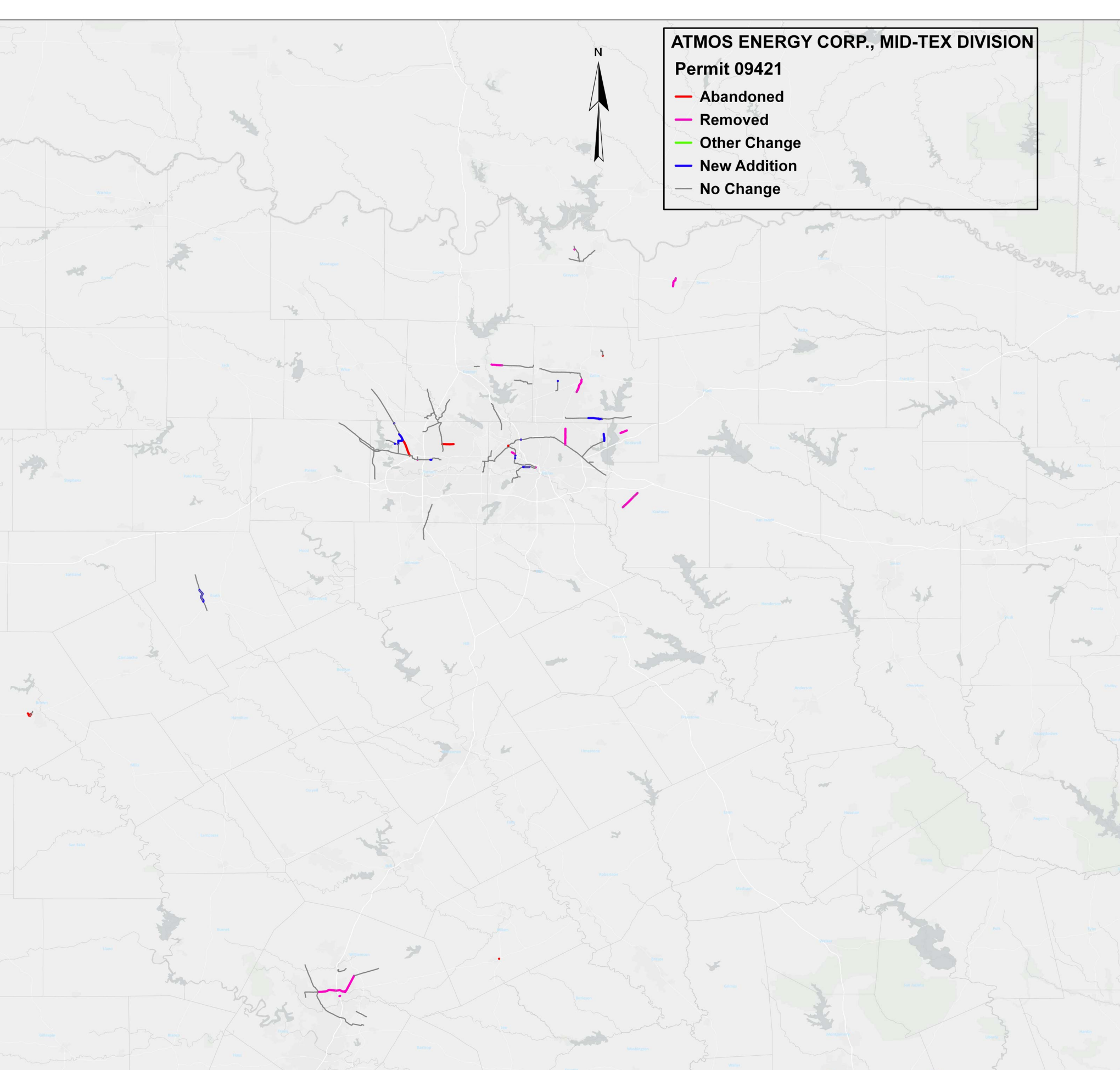 Texas Oil & Gas Pipeline and Facility Projects March 31, 2023 Oil Gas