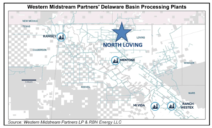 Western Midstream Partners new cryogenic processing plant in Loving TX