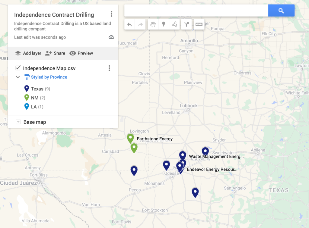 Independence Contract Drilling – Oil Gas Leads